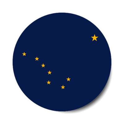 alaska state flag usa stickers, magnet