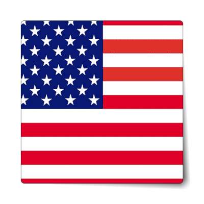 america flag sticker