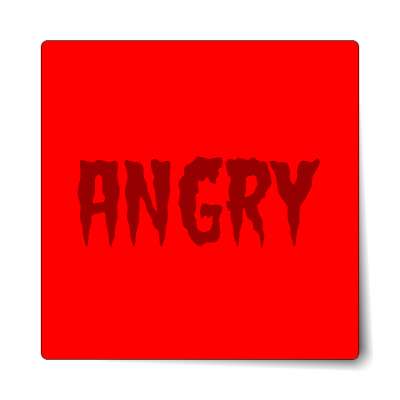 angry sticker