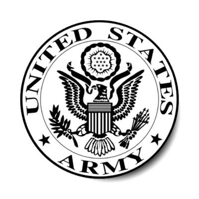 army eagle logo sticker