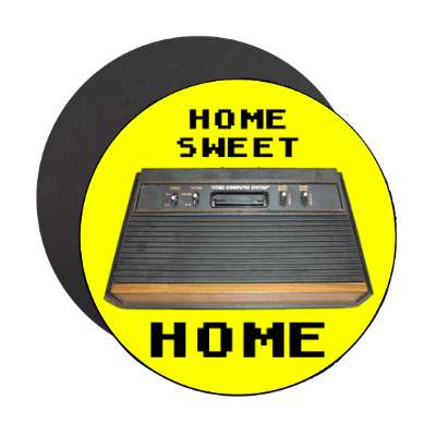 atari 2600 home sweet home magnet