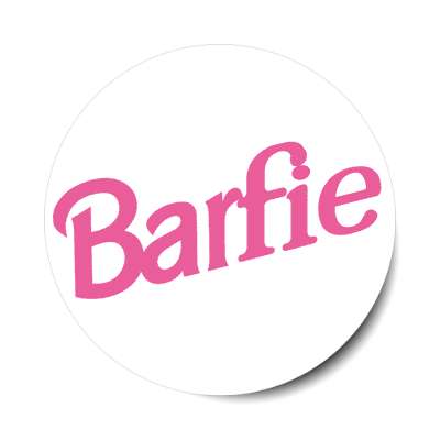 barfie barbie parody sticker