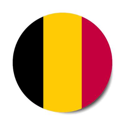 belgium belgian flag country stickers, magnet