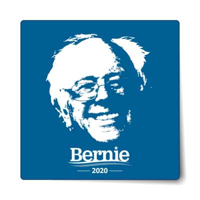 bernie sanders blue 2020 sticker