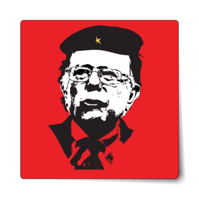 bernie sanders red sticker