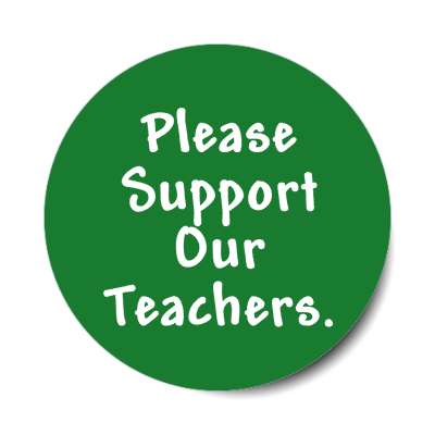 blackboard please support ur teachers sticker