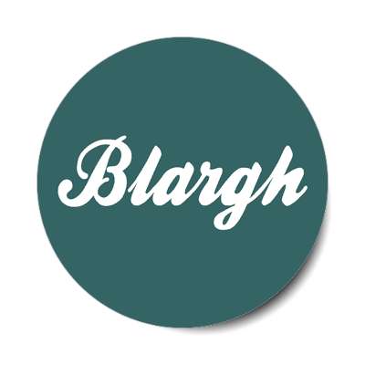 blargh sticker