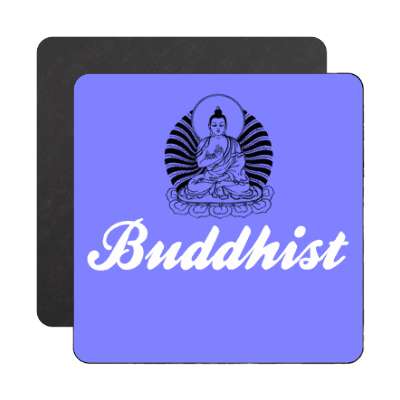 blue buddhist magnet