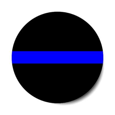 blue line police sticker
