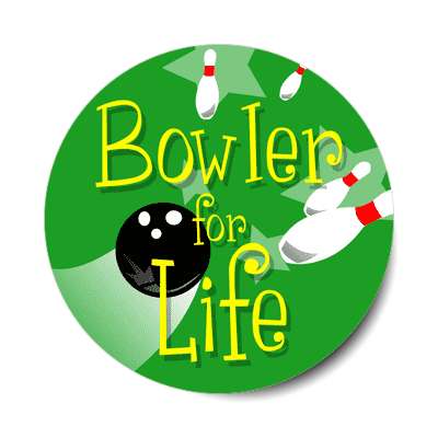 bowler for life sticker