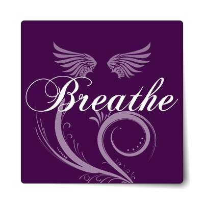 breathe sticker