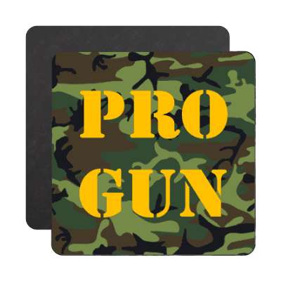 camouflage orange stencil pro gun magnet