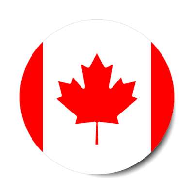 canadian flag sticker
