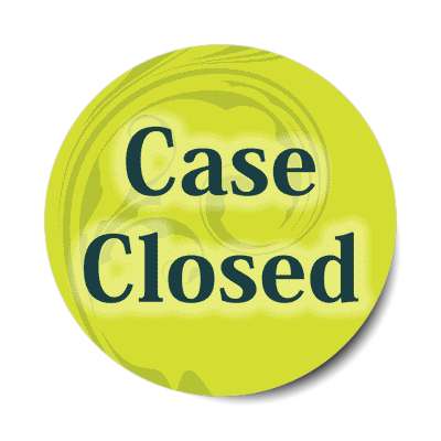 case closed sticker