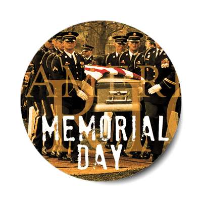 casket memorial day sticker