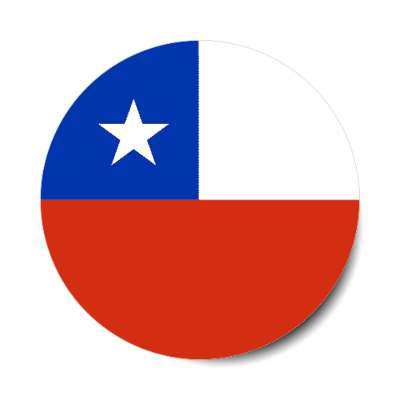 chile chilean flag country stickers, magnet