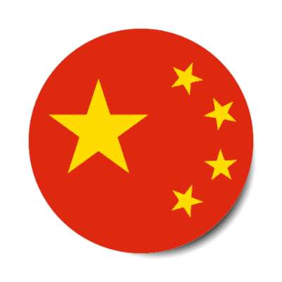 china flag sticker
