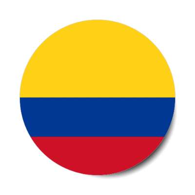 columbia columbian flag country stickers, magnet