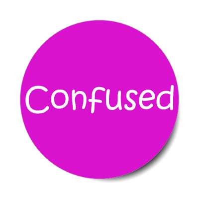 confused sticker