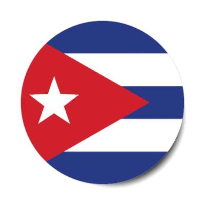 cuba cuban flag country stickers, magnet
