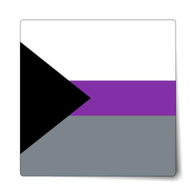 demisexual flag sticker