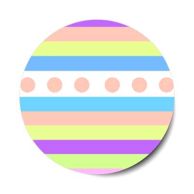 easter egg design lines dots 2 sticker