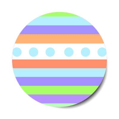 easter egg design lines dots 3 sticker
