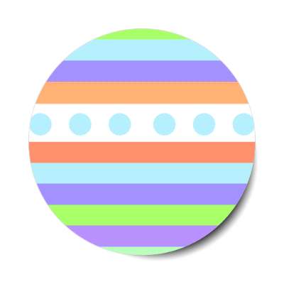 easter egg design lines dots 3 sticker