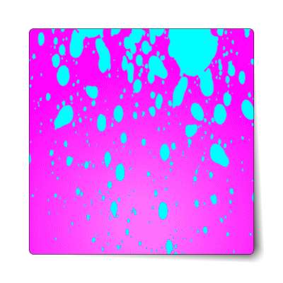 easter egg design speckled colors bright magenta aqua sticker