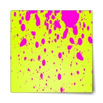 easter egg design speckled colors bright yellow pink sticker