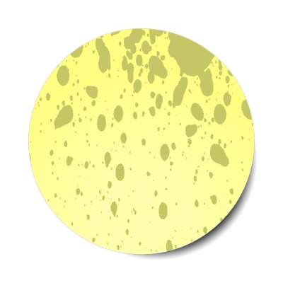 easter egg design speckled colors yellow bright sticker