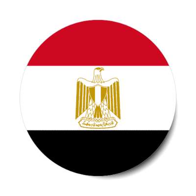 egypt egyptian flag country stickers, magnet