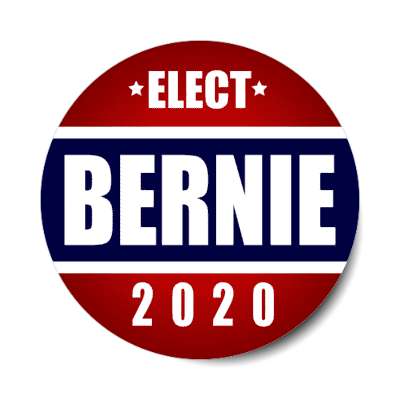 elect bernie 2020 sticker