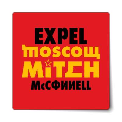 expel moscow mitch mcconnell sticker
