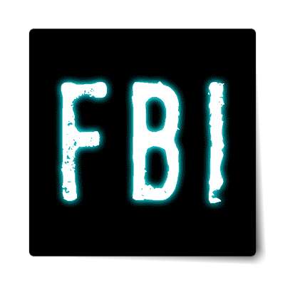 fbi sticker
