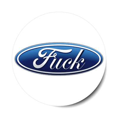 ford parody fuck sticker