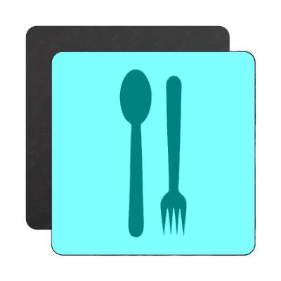 fork spoon silverware magnet