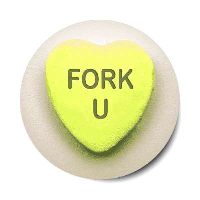 fork u sticker