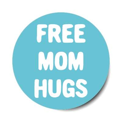 free mom hugs stickers, magnet