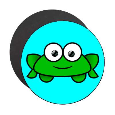 frog cartoon cute animal magnet