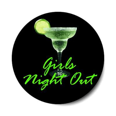 girls night out drink sticker