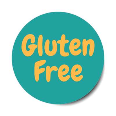 gluten free stickers, magnet