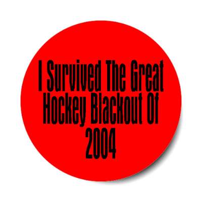great hockey blackout sticker