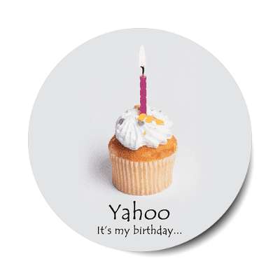 happy birthday yahoo its my birthday sticker