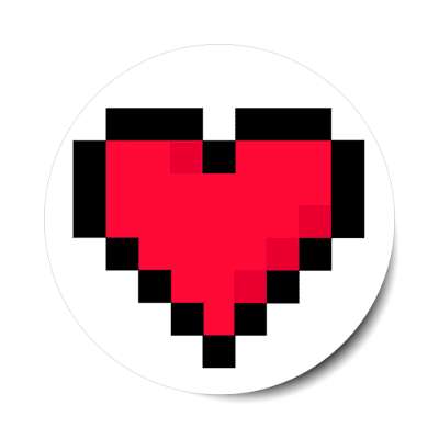 heart pixel zelda sticker