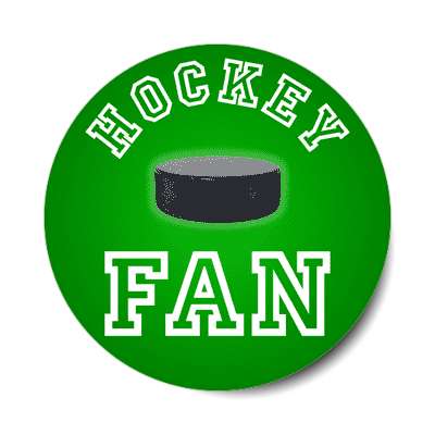 hockey fan sticker