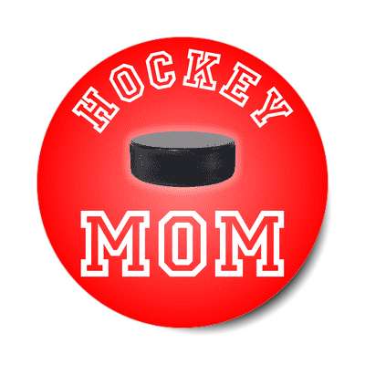 hockey mom sticker