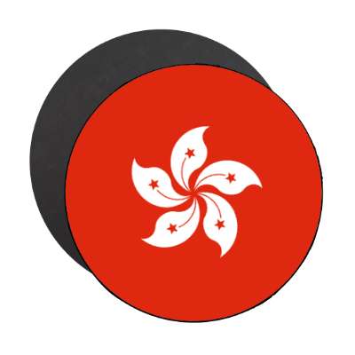 hong kong red symbol magnet