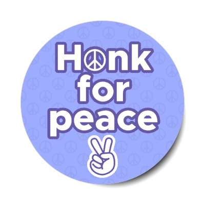 honk for peace stickers, magnet