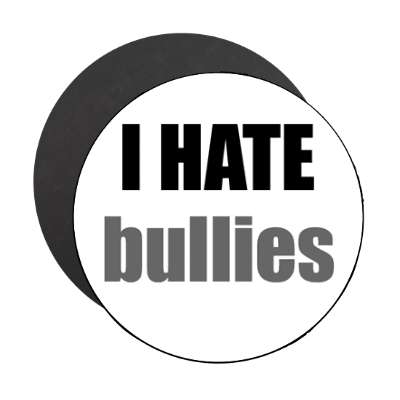 i hate bullies magnet